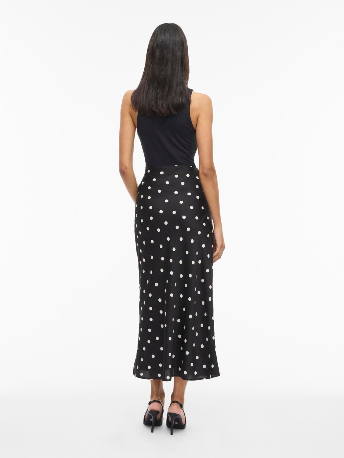 VIELLETTE Midi Skirt - Black - VERO MODA & VILA Bergvik